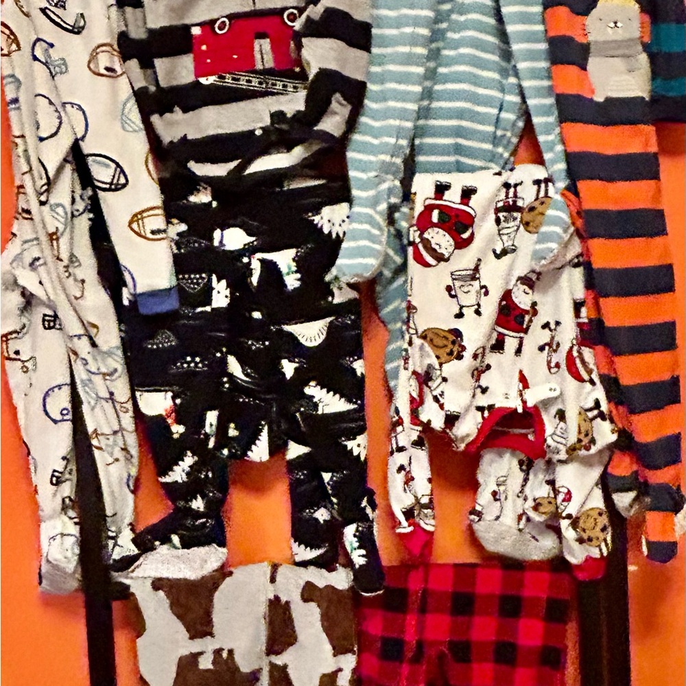 Kids One-Piece Pajama —Bundle of 8. Size 5T